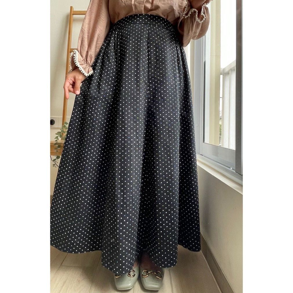 Image of Eclemix Skirt Arin | Rok Wanita A-line Motif Vintage